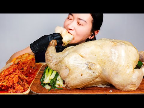 Видео: АСМР ЦЕЛЬНЫЙ КУРИНЫЙ СУП,KIMCHI мукбанг ASMR MUKBANG EATING SOUNDS