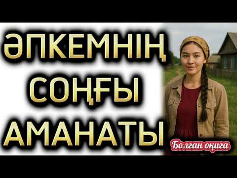 Видео: ӘПКЕМНІҢ ҚАЙТЫС БОЛАР АЛДЫН АЙТҚАН АМАНАТЫН ЕСТІГЕНДЕ, ӨЗГЕГЕ ОЙ САЛАР ОҚИҒА