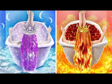 Видео: 24 Часа — Две Жизни!? 🌞 Я Днем 🌙 Я Ночью + Мини-Домик для Питомца DIY 🐾