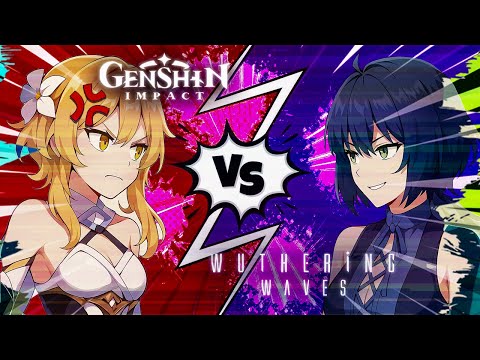Видео: Китайский клон Wuthering waves возомнил себя genshin impact'ом | Обзор Wuthering waves