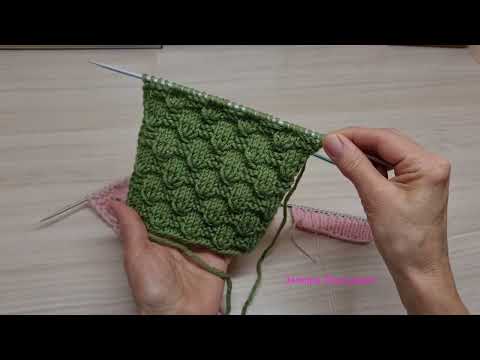 Видео: Простой красивый узор спицами.