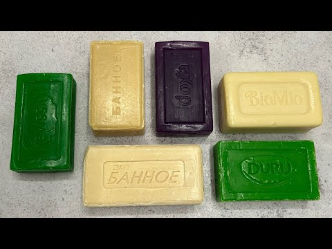 Видео: Dry soap cutting 🤍💜💚/ Резка сухого мыла/ ASMR