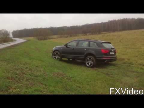 Видео: Audi Q7 диагональное вывешивание