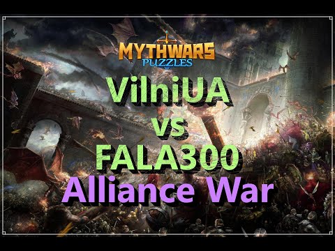 Видео: Битва альянсов против FALA300 в Mythwars & Puzzles