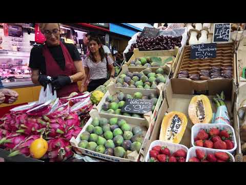 Видео: Рынок в Малаге (Mercado de Atarazanas), Андалусия, Испания