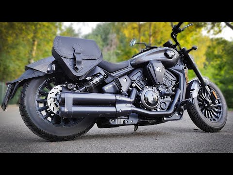 Видео: ЛУЧШЕ ЧЕМ V-Twin?! НЕТИПИЧНЫЙ КРУИЗЕР с движком как у спорта! Benda Dark Flag 500.