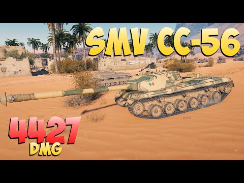 Видео: SMV CC-56 - 5 Kills 4.4K DMG - Теплый! - Мир Танков