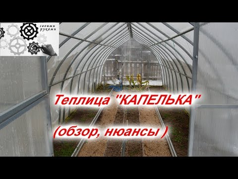 Видео: ТЕПЛИЦА КАПЕЛЬКА