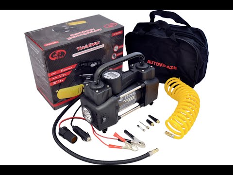 Видео: автомобильный компрессор AUTOVIRAZH AV-010999