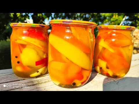 Видео: Медовый перец. Заготовки на зиму. Болгарский перец с медом на зиму.