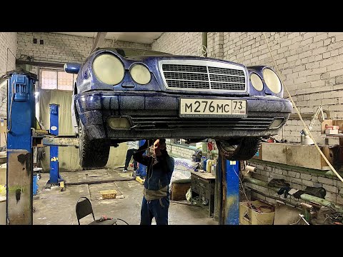 Видео: Восстановление МЕРСЕДЕС W210. Сломалась Коробка. 2 Часть