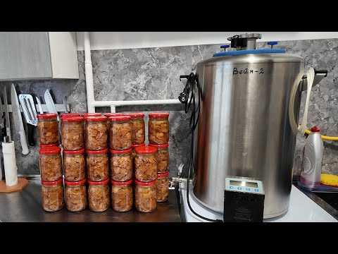 Видео: Пошаговый рецепт по изготовлению самой вкусной и правильной домашней тушёнки из свинины в автоклаве.