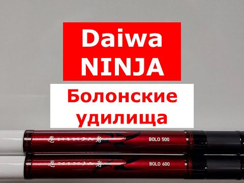 Видео: Болонское удилище DAIWA NINJA | ОБЗОР болонских удилищ ДАЙВА НИНЗЯ