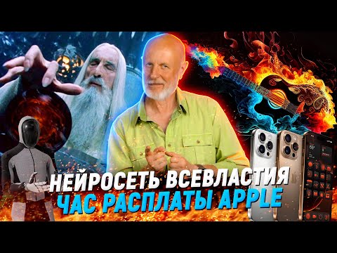 Видео: iPhone 16 и мегаштраф Apple, музыкальный криминал, рукастый андроид | В цепких лапах