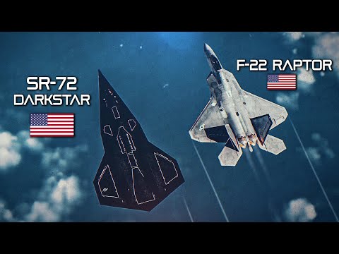 Видео: SR-72 Darkstar и F-22 Raptor DEEP STRIKE | Цифровой боевой симулятор | DCS |
