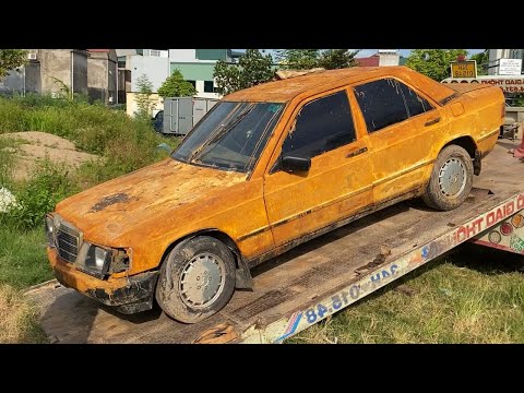 Видео: ПОЛНОСТЬЮ ОТРЕСТАВРИРОВАННЫЙ ЗАБРОШЕННЫЙ MERCEDES 230E 40 ЛЕТ | БУДЕТ ЛИ ОН ХОДИТЬ?