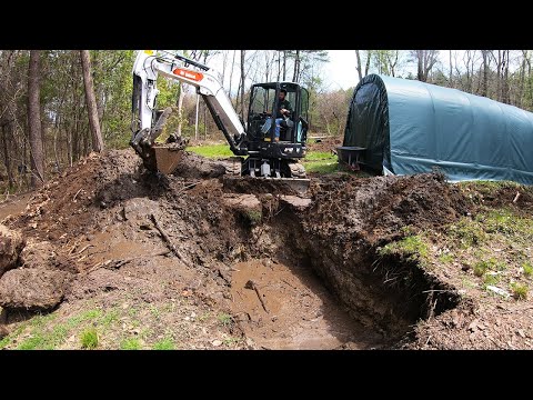 Видео: Раскопки свалки пней