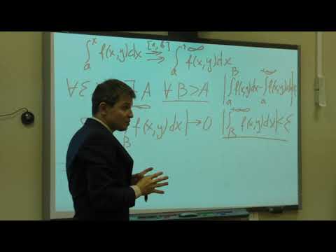 Видео: Солодов А. П. - Математический анализ. Часть 3 - 1. Интегралы, зависящие от параметра