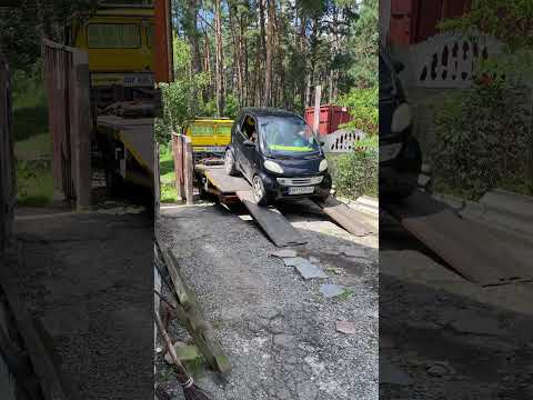 Видео: Smart едет на ремонт стартера! И такое бывает! #smart #ремонтмашин #mersedes