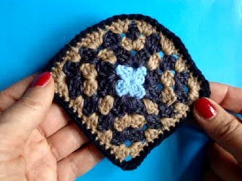 Видео: Вязание крючком Урок 226 Квадрат со скруглением Crochet motif