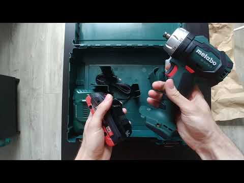 Видео: Распаковка и обзор metabo BS 18 LT BL Q