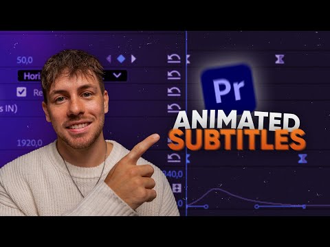Видео: Создание НОВЫХ АНИМИРОВАННЫХ СУБТИТРОВ в Adobe Premiere — Учебное пособие