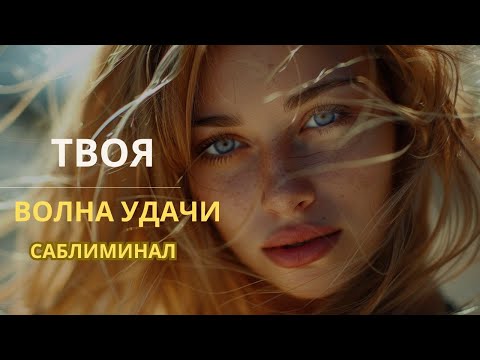 Видео: 🌊 ВОЛНА УДАЧИ И УСПЕХА. Саблиминал