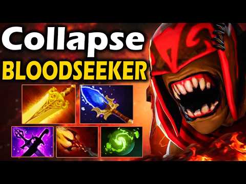 Видео: Коллапс на Керри СИКЕРЕ, Новая МЕТА! - Collapse Bloodseeker 7.37 ДОТА 2
