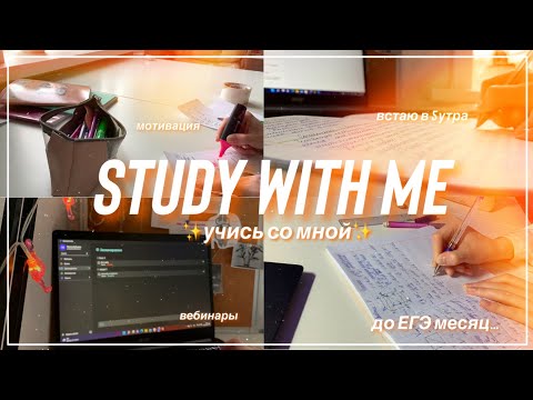 Видео: STUDY WITH ME/учись со мной/ готовлюсь к ЕГЭ/ мотивация на учёбу