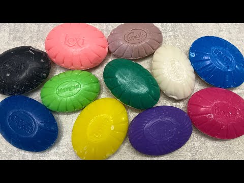 Видео: Dry soap cutting 🐚💜💚💛💚💙🐚/ Мыльные ракушки / ASMR