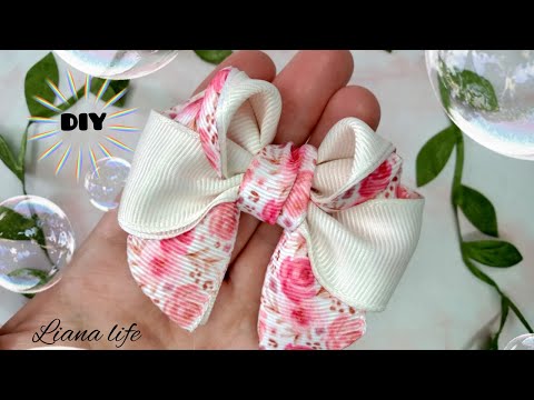 Видео: 🎀ШИКАРНЫЕ Бантики КАНЗАШИ из 2,5 см ленты🎀DIY|BOW|laço😍💓