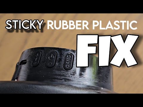 Видео: Ремонт липкого резинового пластика — 4 дешёвых способа
