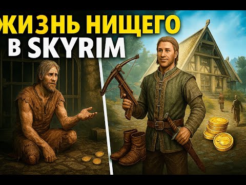 Видео: Жизнь нищего в Скайрим