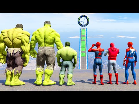 Видео: ХАЛК армия против команды человек-паук | Человек-паук PS4 Suit & Spiderman Домашний костюм