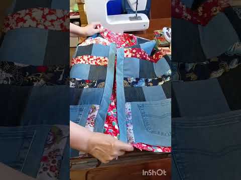 Видео: Удобная, тёплая, модная и красивая безрукавка-легко❤💚💙🌹🤗#ручная_работа#сшитослюбовью#пэчворк