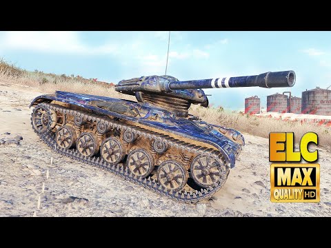 Видео: ELC EVEN 90: Маленький танк в бою 10 уровня - World of Tanks