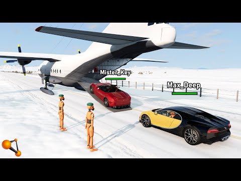 Видео: ПИЛОТ НЕ ВИНОВАТ! ПАДЕНИЕ САМОЛЁТА С ДОРОГИМИ МАШИНАМИ | BeamNG.drive