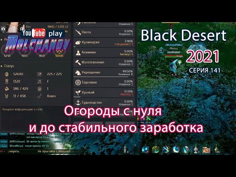 Видео: Огород с нуля до стабильного заработка. Black Desert 2021.