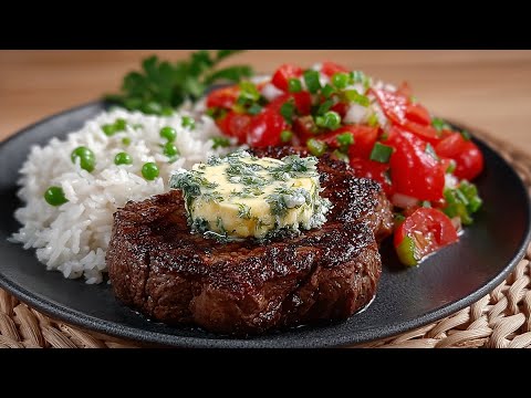 Видео: Приготовьте сочный говяжий стейк дома! Простой рецепт вкусного ужина