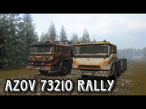 Видео: Azov 73210 - Rally / Snowrunner / Автомобили из игр