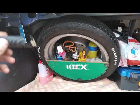 Видео: Пружина на кришку багажника .Ланос