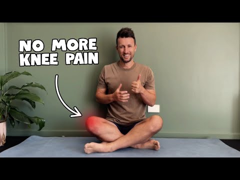 Видео: Как устранить боль в колене при сидении со скрещенными ногами