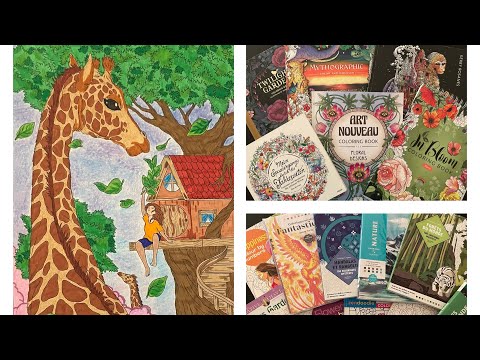 Видео: Раскрашенное за Август 2025/ Completed coloring pages August 2025