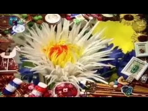 Видео: Делаем цветок астры из фоамирана (пористая резина). Мастер класс. Наташа Фохтина