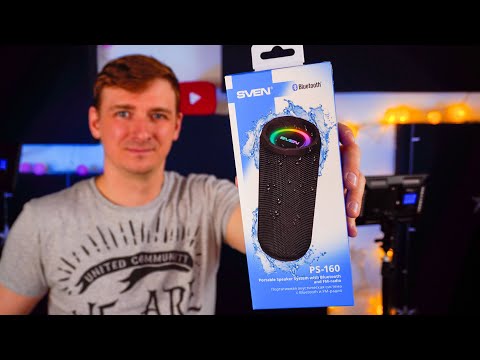 Видео: Bluetooth колонка SVEN PS-160 . Пример и тест звука