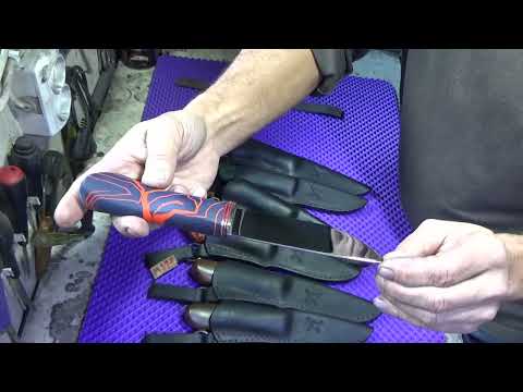 Видео: охотничьи ножи ручной работы