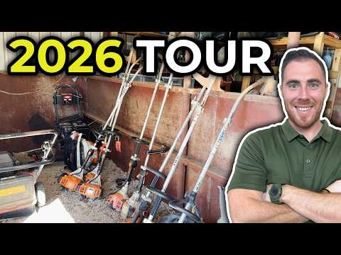 Видео: Наш бизнес по уходу за газонами стоимостью 1 миллион долларов (экскурсия по магазину)