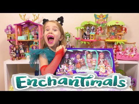 Видео: #Мультик Куклы Энчантималс Кафе #Enchantimals Домик Данессы Оленни Волшебные подружки #Junglewood