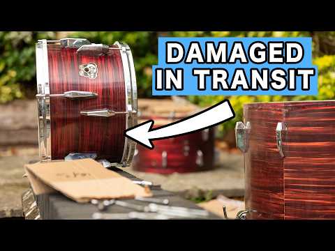 Видео: Эту ударную установку разбил курьер.