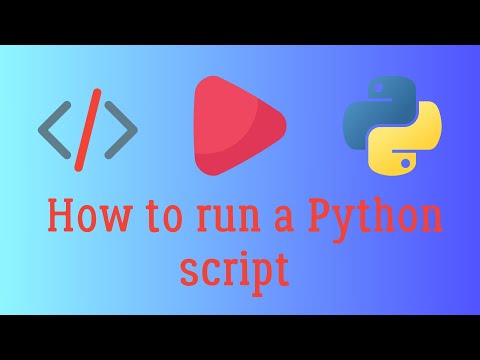 Видео: Как запустить Python скрипт